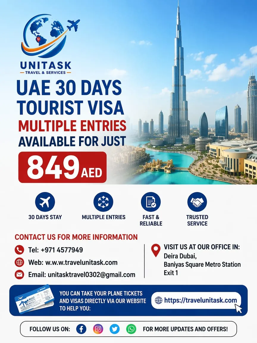 30 DAYS VISA MULTIPLES ENTRIES