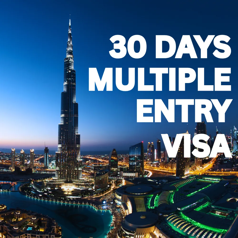 30 days visa multiples entry