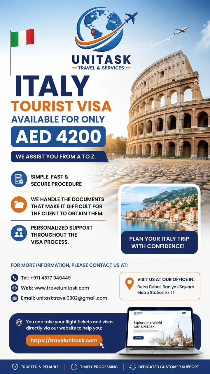 TOURIST VISA ITALY