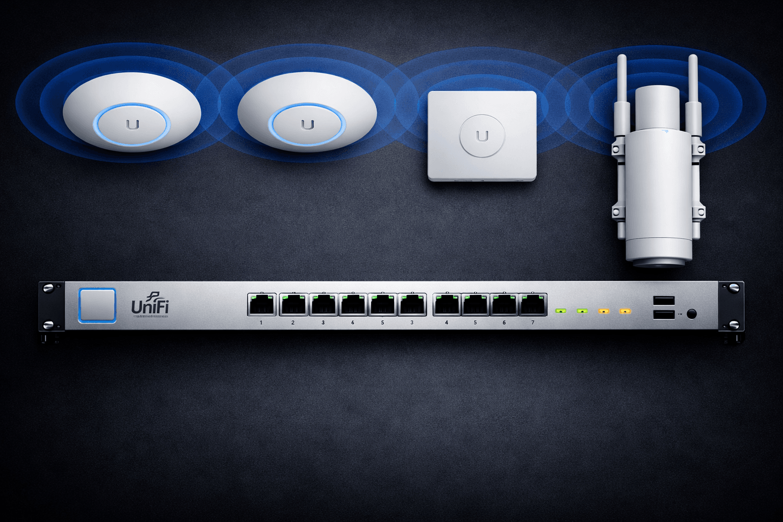 Ubiquiti UniFi installation Abu Dhabi