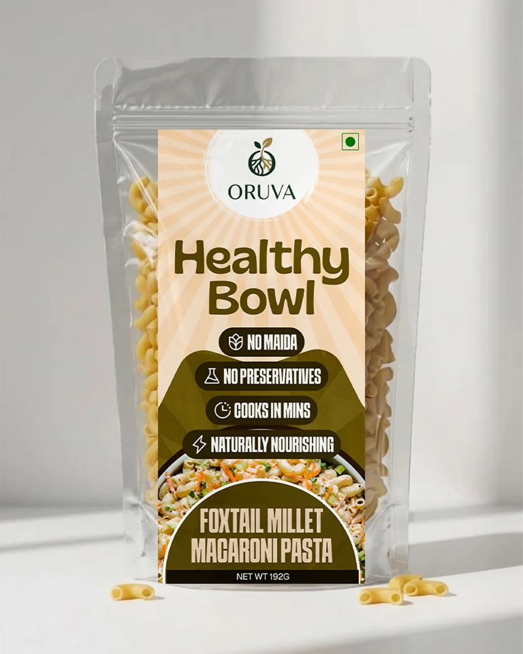 Foxtail millets macroni pasta-തിന