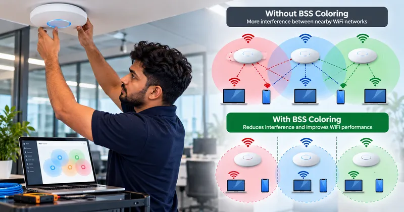 What Is BSS Coloring and How Does It Reduce WiFi Interference?