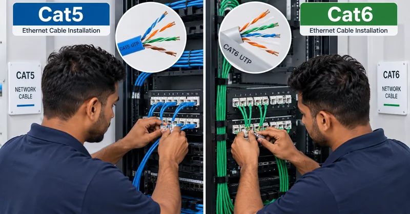 Cat5 vs Cat6 UAE: Which Ethernet Cable Is Best for Business?