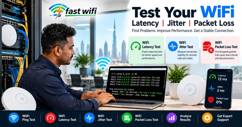 How to Test WiFi Latency, Jitter and Packet Loss