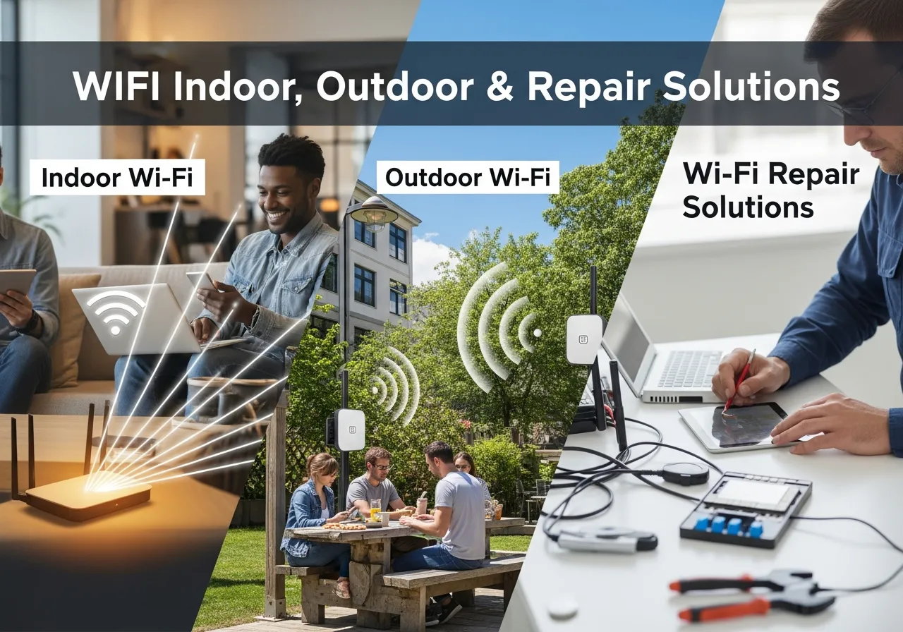 WiFi Indoor Outdoor and Repair Solutions UAE