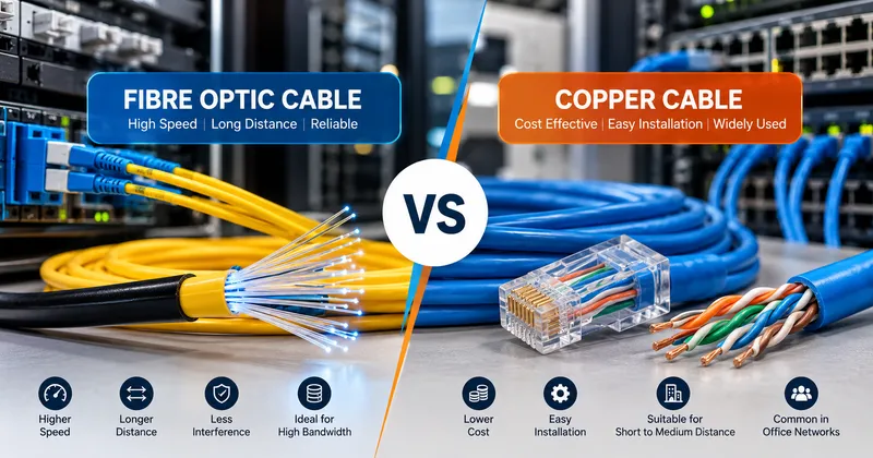 Which Is Better for Your Network: Copper or Fiber Optic Cable?