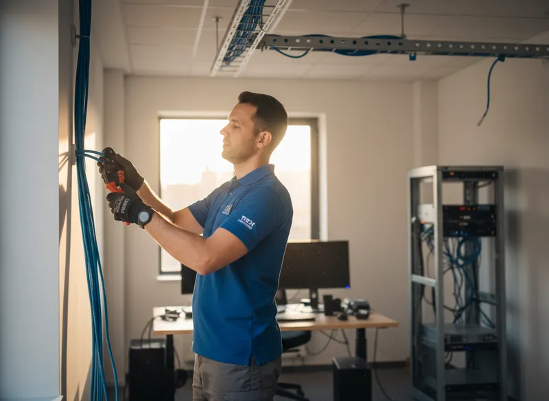 Network Cabling & Cat6 Installation