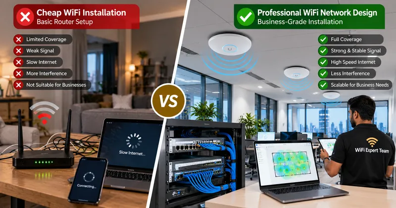 Cheap WiFi Installation vs Professional Network Design