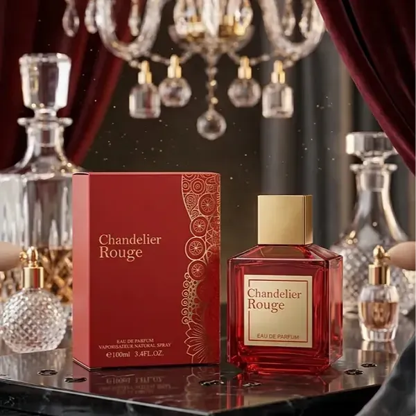 Chandelier Rouge Eau de Parfum, Luxurious Red Floral and Woody Fragrance