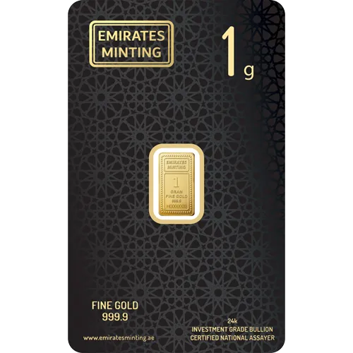 1g Gold Bar (999.9)