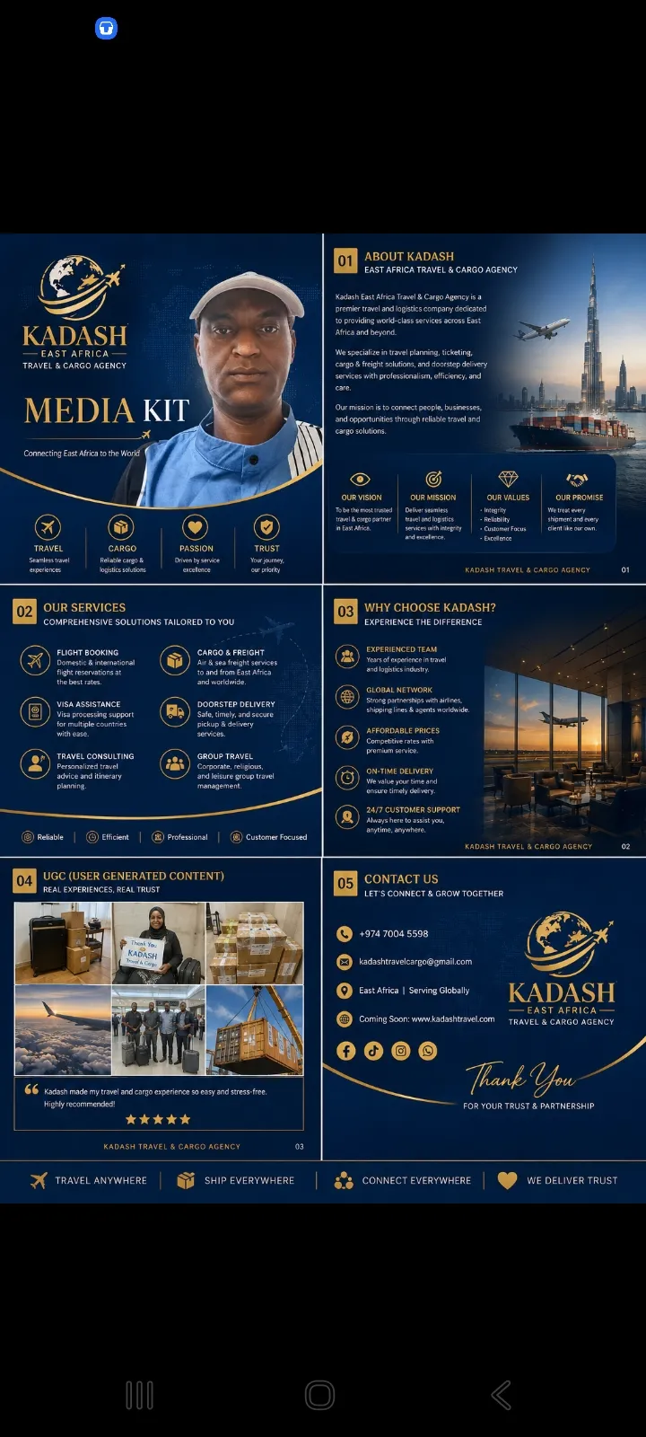 Kadash east africa travel, cargo &amp; Digital solutions
