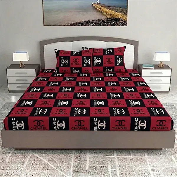 Cozy Cotton Patterned Double Bedsheet Set with Pillow Covers