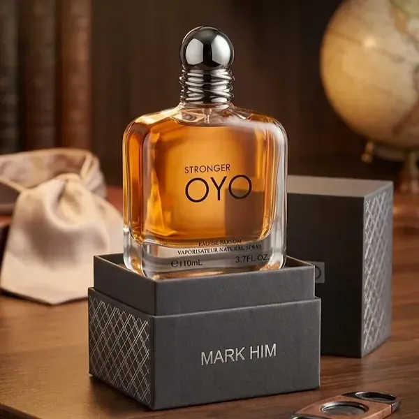 STRONGER OYO Eau de Parfum for Men – Bold Amber Woody Luxury Fragrance