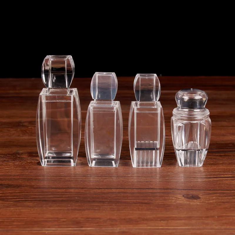 New Packaging Bottle 1G Transparent Acrylic Saffron Bottle