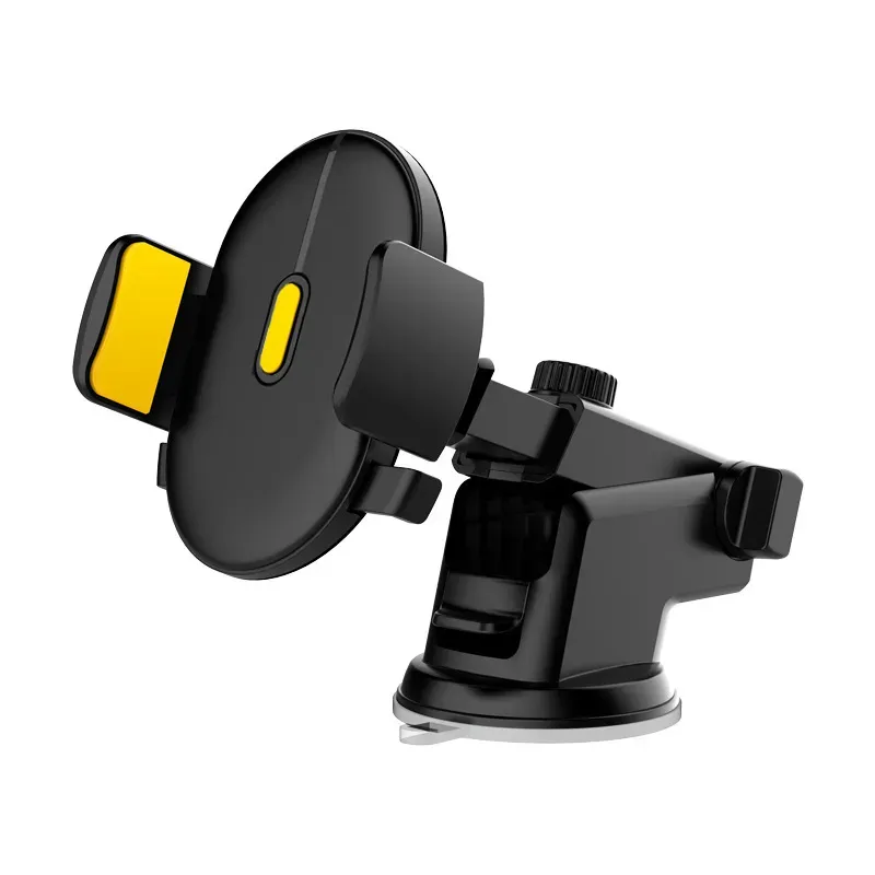 Car Phone Holder Long Rod Telescopic Car Dashboard Suction Cup Type