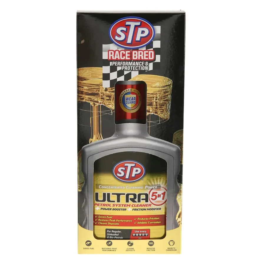 STP Ultra 5-in-1 Petrol System Cleaner (400 ml)