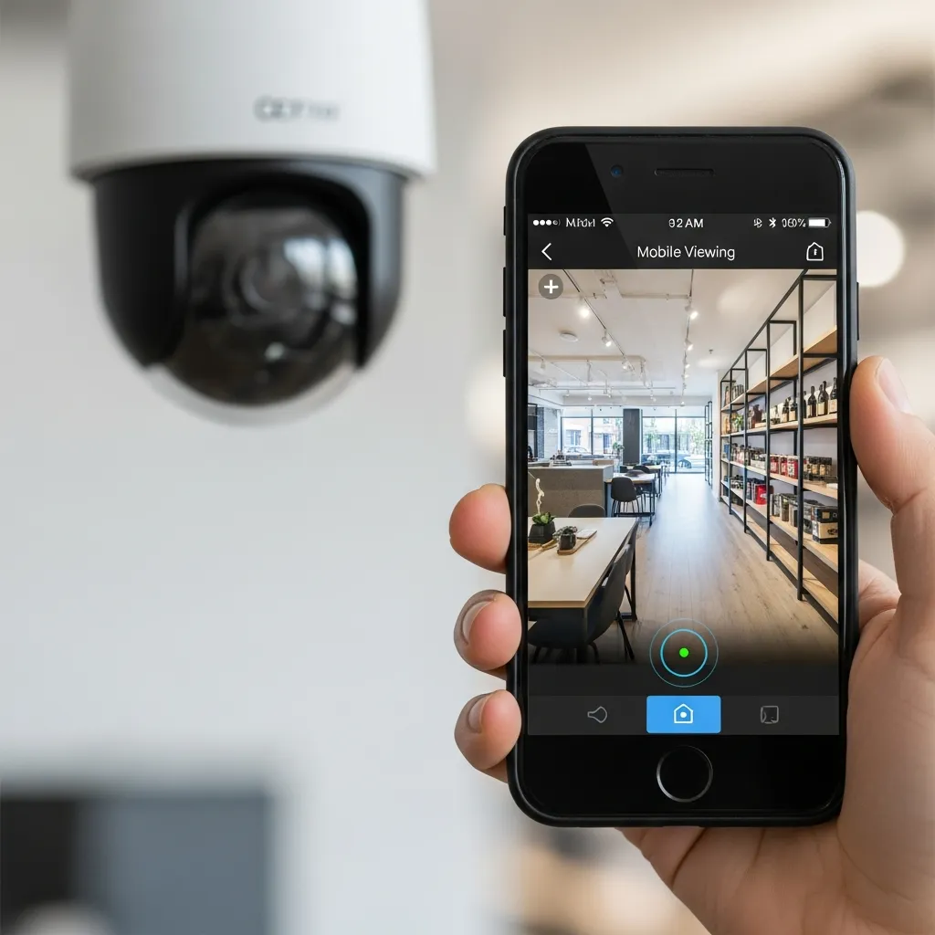 Mobile Viewing CCTV Setup