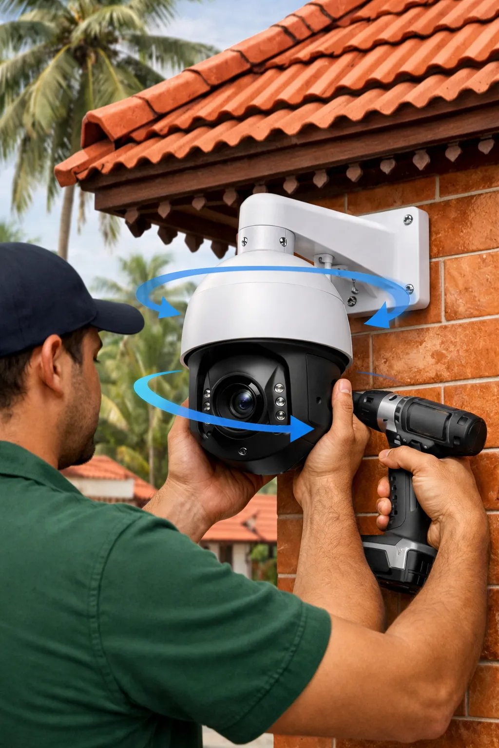 PTZ Camera Installation Kerala