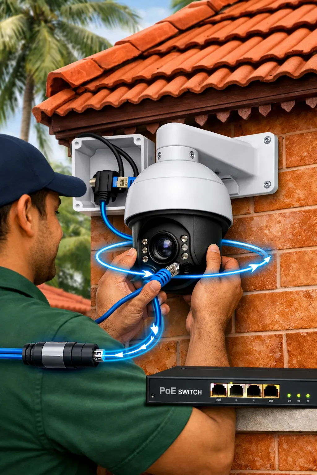 PoE Camera Installation Kerala