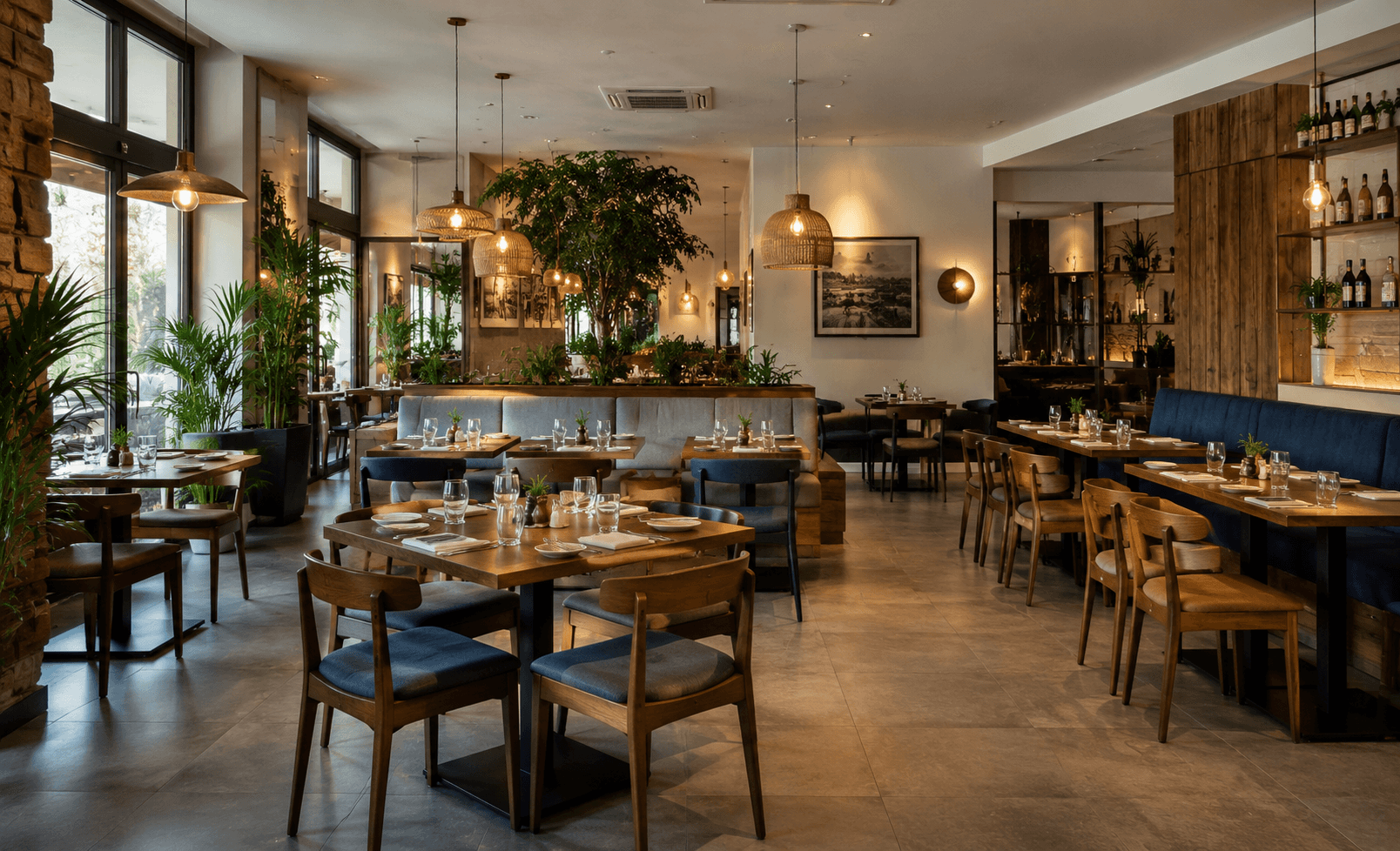 Kitchen fit-out, flooring, MEP & lighting.
                            
                            