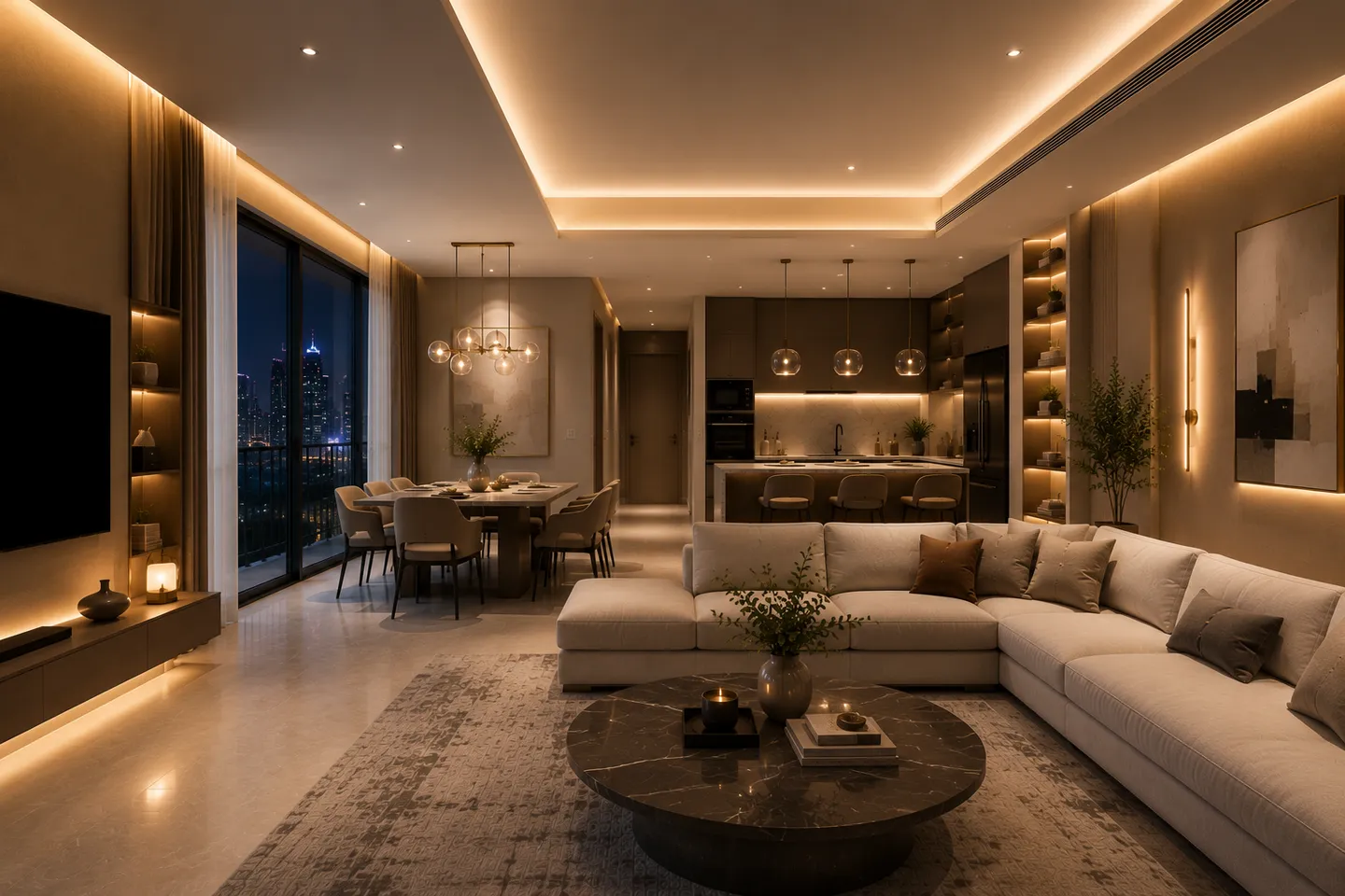 Apartment Lighting Design — Illuminate Every Moment with Timeless Elegance