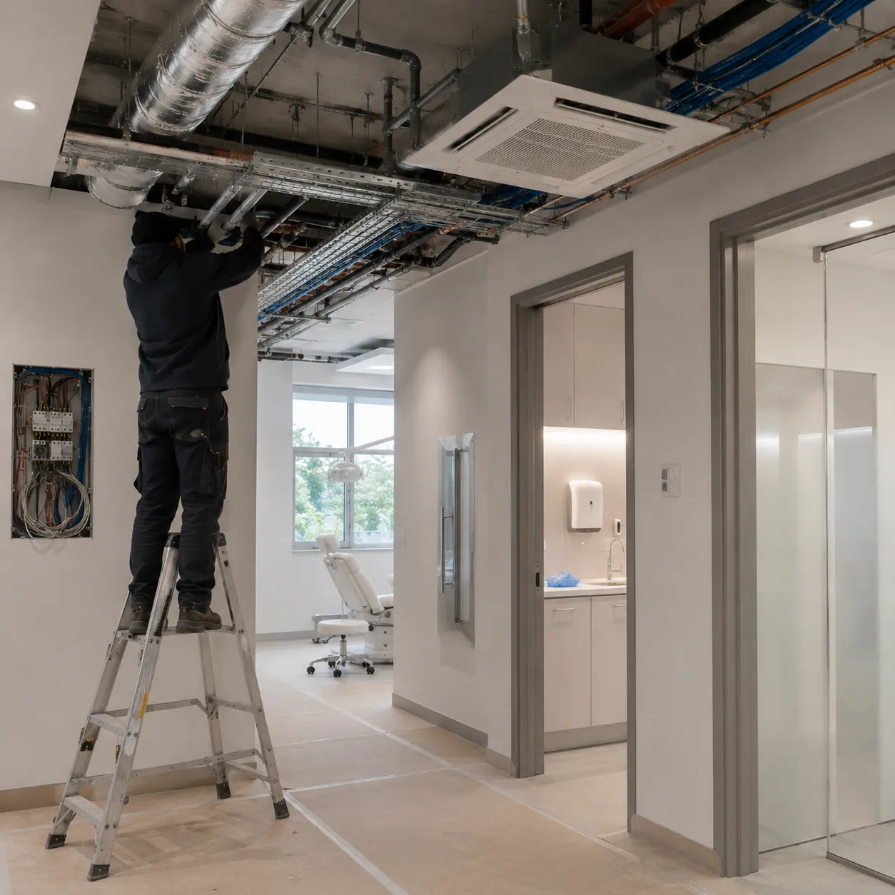 Professional Clinic MEP Installation
