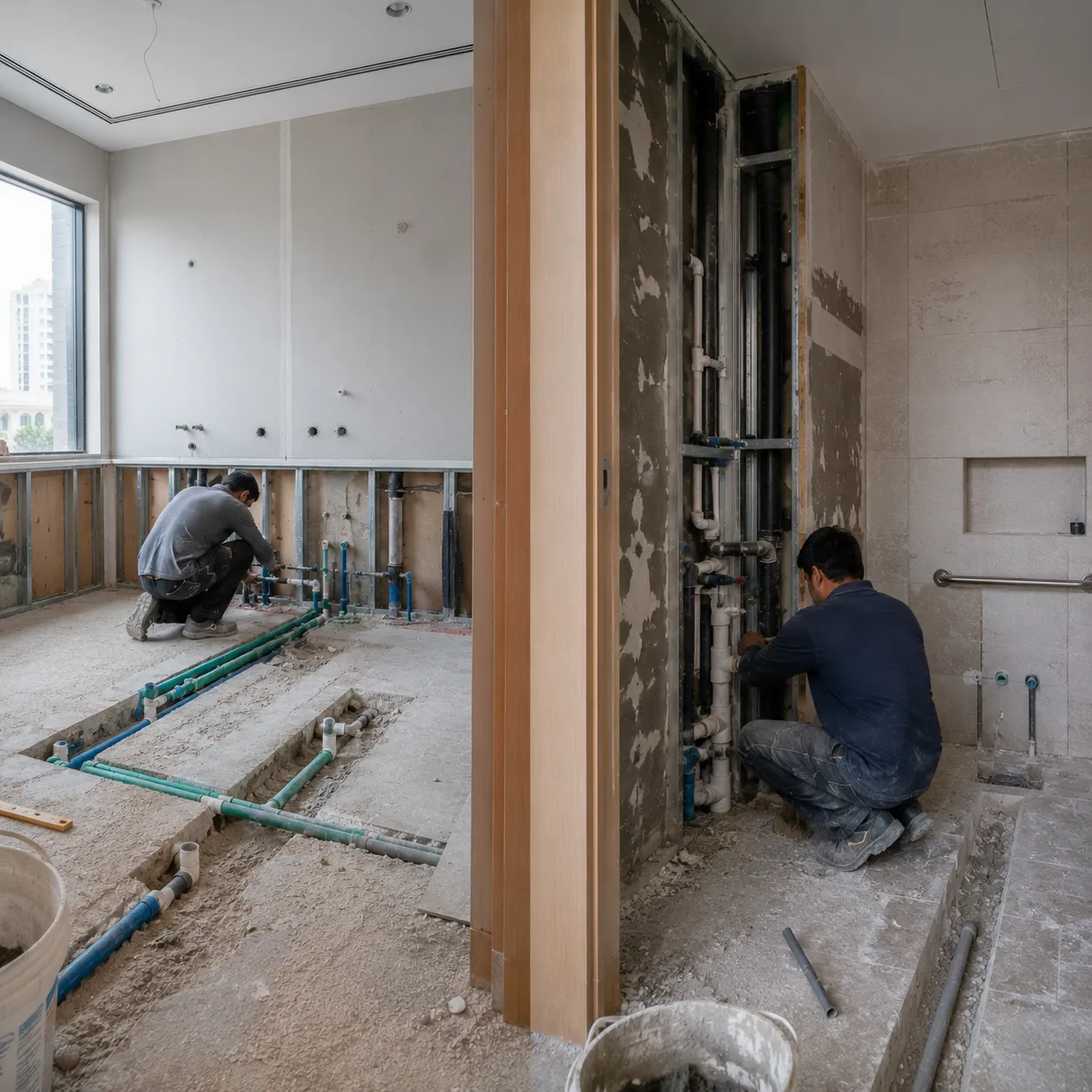 Clinic strip-out and removal of existing partitions