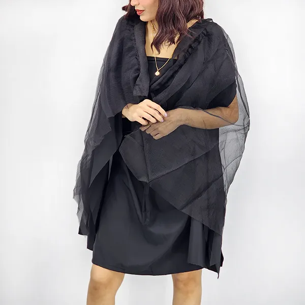 Chiffon Evening Wrap Shawl