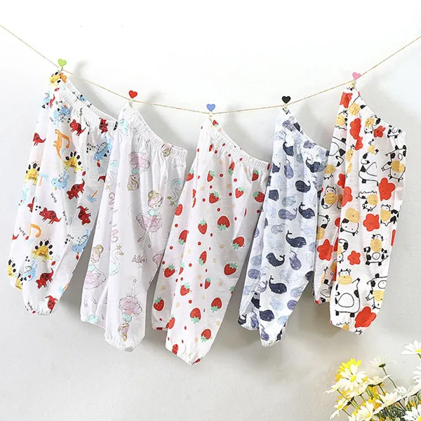 Multi-colored Animal Print Kids Pajama Trousers