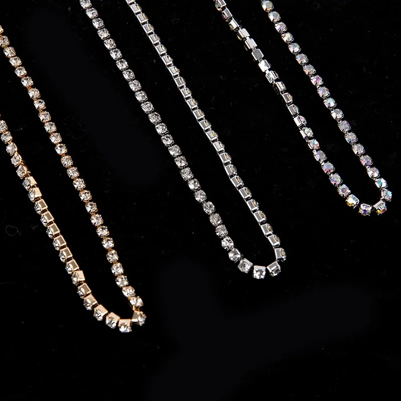 Crystal Thigh Chain - Shimmering Gold Charm for Women's Jewelry