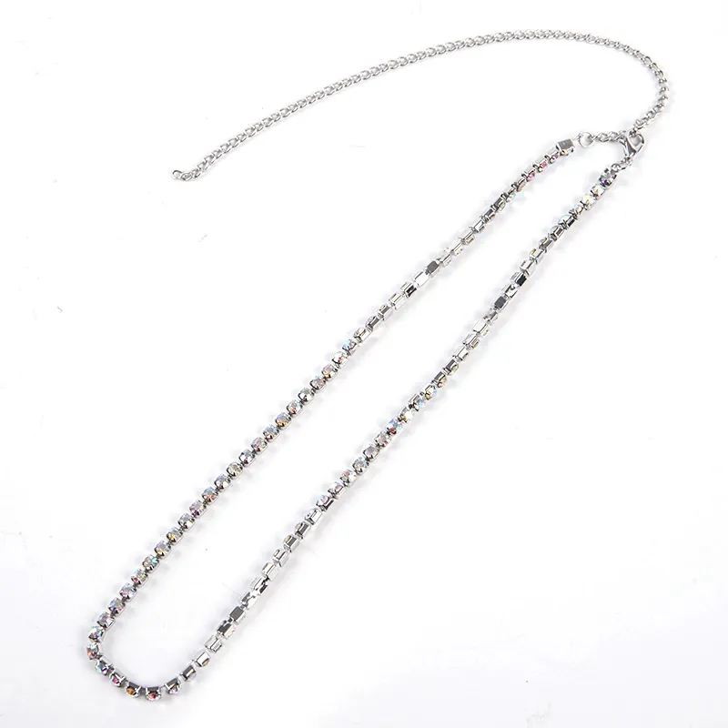 Crystal Thigh Chain - Shimmering Gold Charm for Women's Jewelry