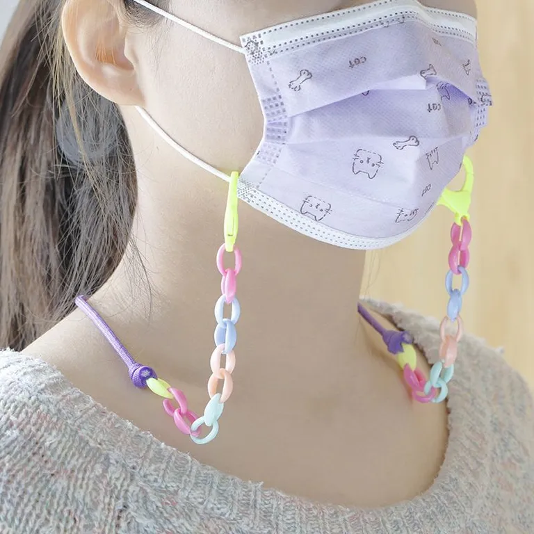 Colorful Acrylic Hook Hang Chain - Keep Your Belongings Secure