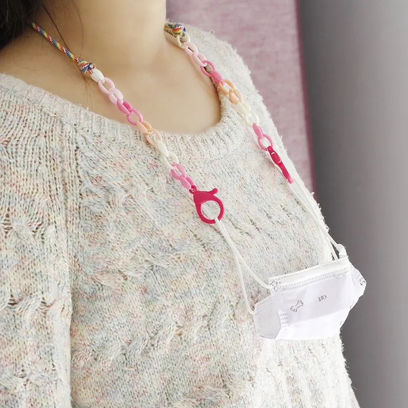 Colorful Acrylic Hook Hang Chain - Keep Your Belongings Secure