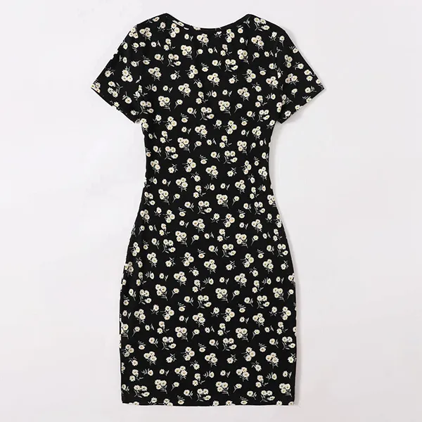 Floral Blue Summer Dress