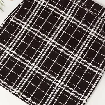 Classic Plaid Pencil Skirt