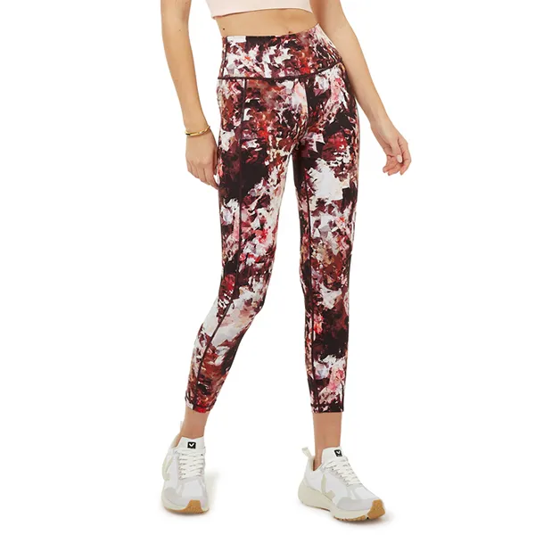 High Waisted Print Yoga Pants - Lift & Shape Hips Tight Fit Multi Color - for Women