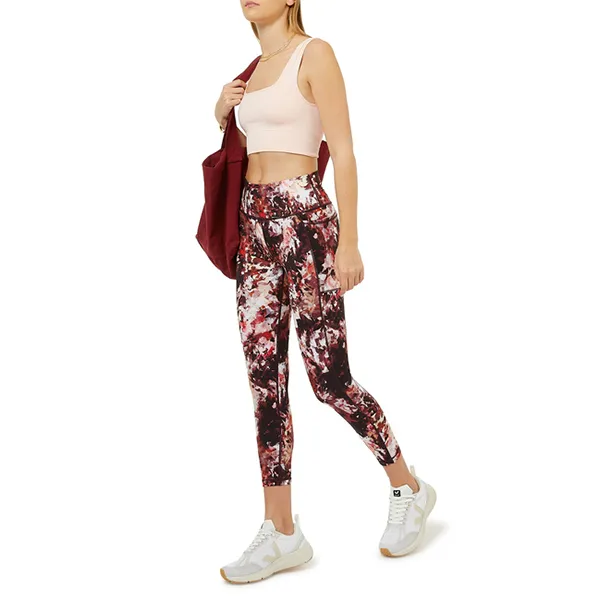High Waisted Print Yoga Pants - Lift & Shape Hips Tight Fit Multi Color - for Women