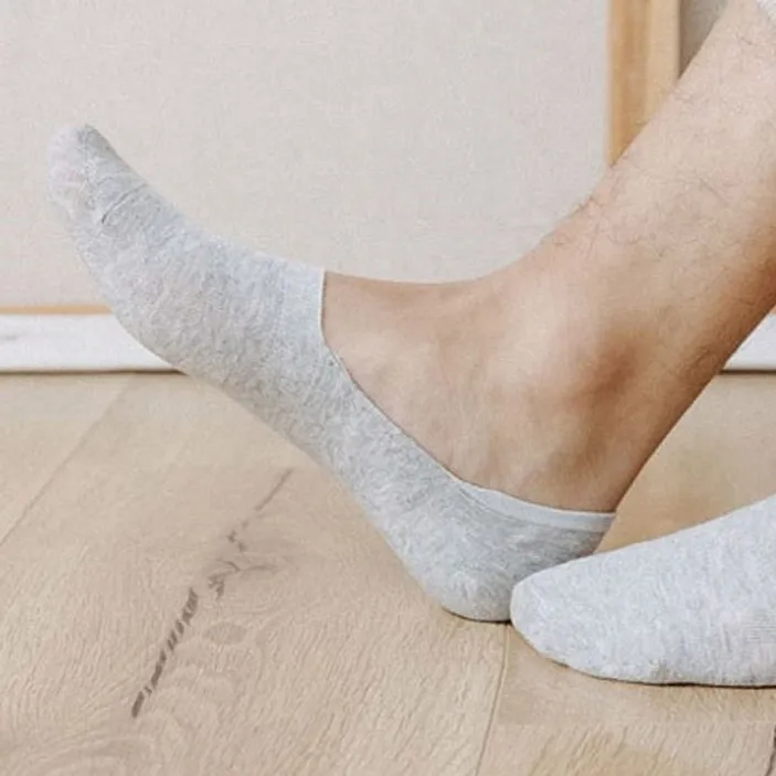 Men's Cotton No-Show Socks