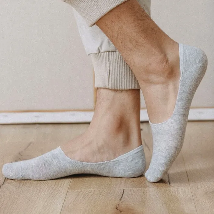 Men's Cotton No-Show Socks