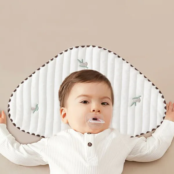 Kids' Colorful Cotton Blend Pillow - Soft &amp; Breathable - Restful Sleep