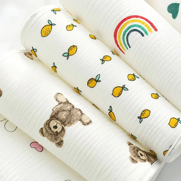 Bear Print Infant Pillow - Soft & Breathable for Newborns Neck Support - Ideal for Restful Sleep