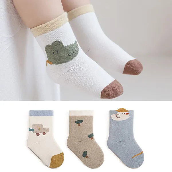 Kids Cartoon Socks Soft Cotton Blend for Newborns to Toddlers. Shop Now for Fun & Comfy Footwear