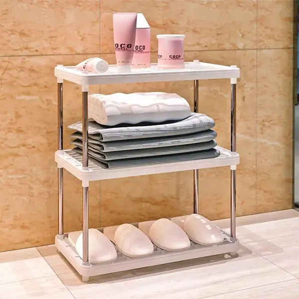 Compact 3-Tier Storage Shelf