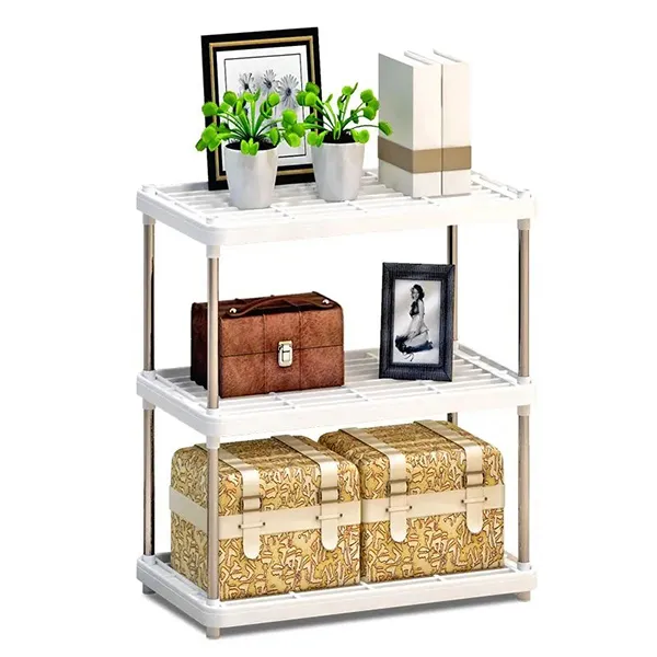 Compact 3-Tier Storage Shelf