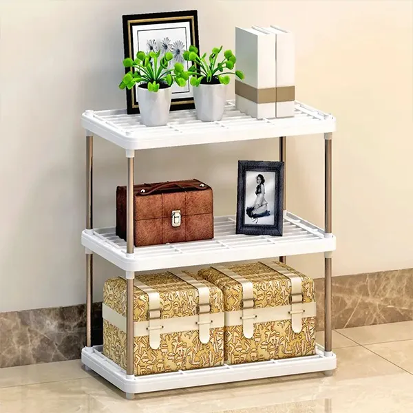Compact 3-Tier Storage Shelf
