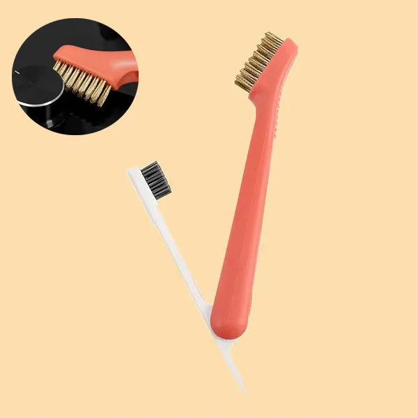Dual-Head Stainless Steel Deep Cleaning Brush