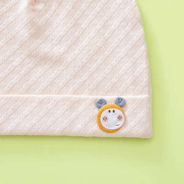 Cute Unisex Cartoon Beanies - 2-Piece Set (0-6 months)