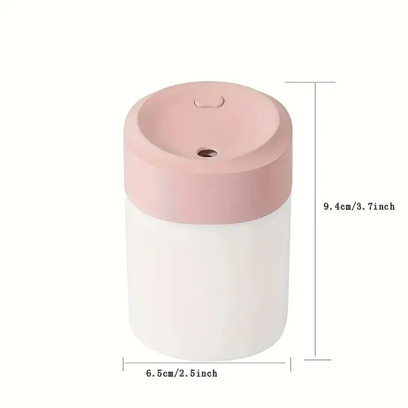 Nano Fine Fog Design Colorful Lights Large Capacity USB Car Adjustable Silent Air Humidifier