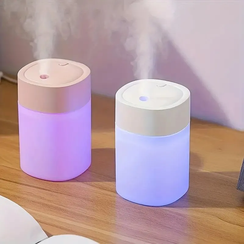 Nano Fine Fog Design Colorful Lights Large Capacity USB Car Adjustable Silent Air Humidifier