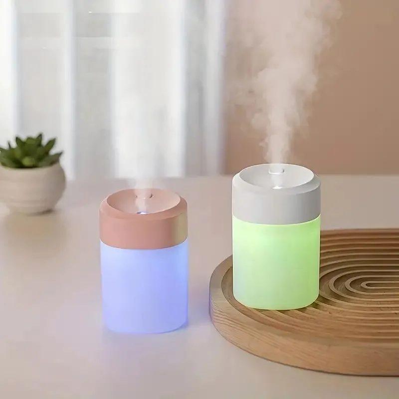 Nano Fine Fog Design Colorful Lights Large Capacity USB Car Adjustable Silent Air Humidifier